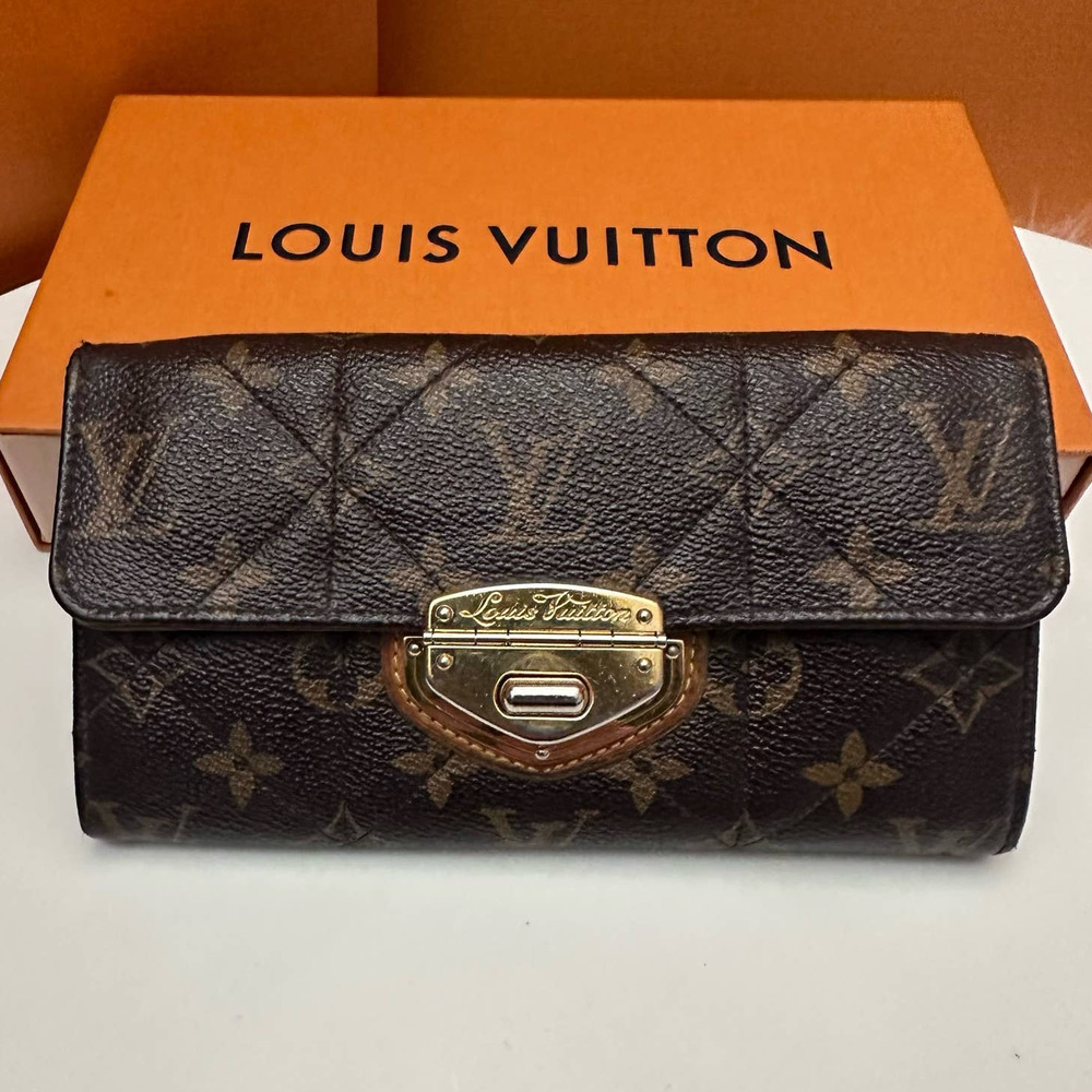 💎✨BEAUTIFUL✨💎Louis Vuitton Monogram Quilted Clasp Wallet